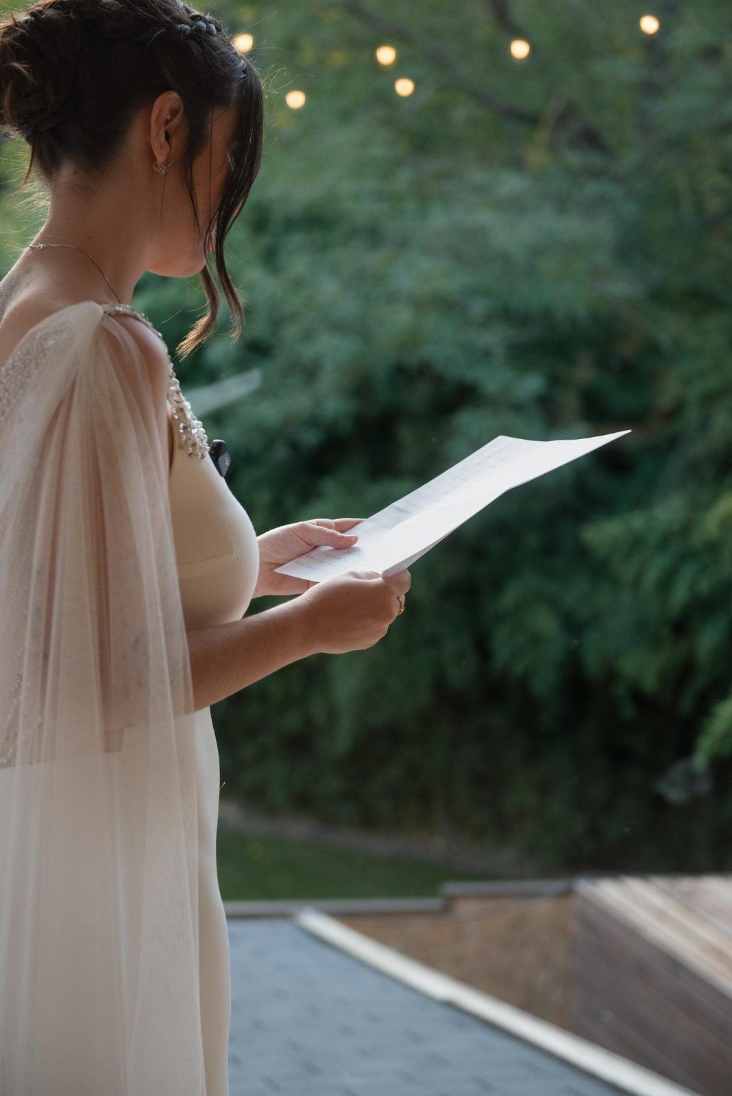 Ceremonia exterior wide en boda en Badalona